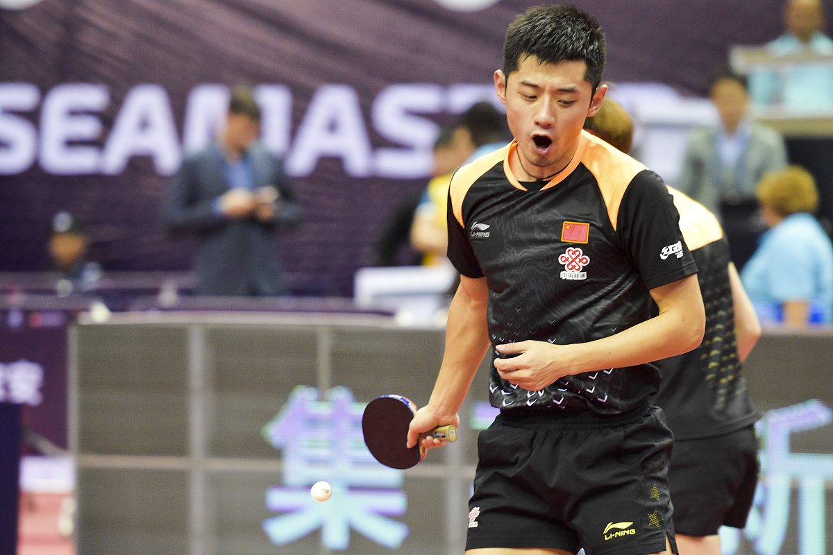 包含瑞典乒乓球队爆冷比利时乒乓球队，张继科惊艳世界的词条